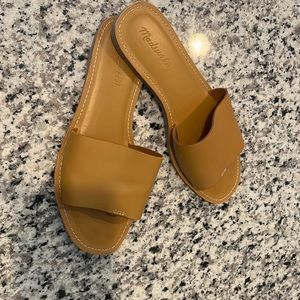 Madewell Boardwalk Post Slide sandals 7.5